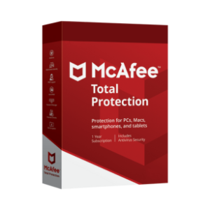 McAfee Total Protection Antivirus for USA – Multidevice License Key with 1-Year Subscription